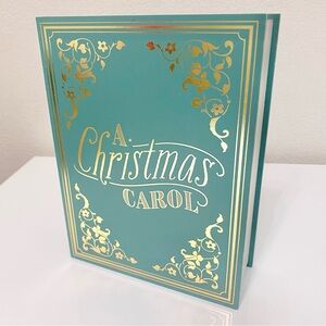 NEW Target Bullseye’s Playground A Christmas Carol Book Wooden Box